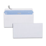 Mondoffice enveloppe blanche premium dl 110 x 220 mm 90g sans fentre - autocollante bande protectrice ...