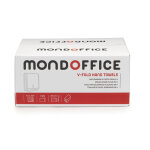 Mondoffice essuie - mains double �paisseur pliage enchev�tr� (en v) blanc - lot de 15 paquets 210 feuilles ...