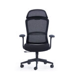 Mondoffice fauteuil ergonomique m busty assise tissu et dossier maille - appui - t�te - soutien lombaire ...