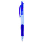 Mondoffice grip rt stylo bille r�tractable avec grip - pointe large 1 mm - bleu