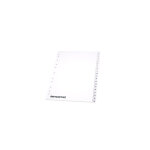 Mondoffice intercalaires num�riques a4 en polypropyl�ne blanc - 20 divisions