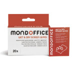 Mondoffice lingettes humides et s�ches pour �cran - bo�te de 20