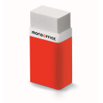 Mondoffice mini gomme plastique blanche