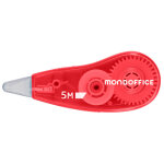 Mondoffice mini roller de correction  sec - 5 mm x 5 m - corps bleu translucide