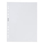 Mondoffice pochettes perfor�es transparentes a4 polypropyl�ne grain� 8 / 100 - paquet de 50