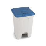 Mondoffice poubelle à pédale en plastique 45l bleu Mondoffice poubelle à pédale en plastique 45l bleu