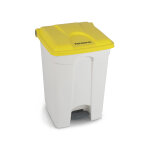 Mondoffice poubelle � p�dale en plastique 45l jaune