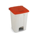 Mondoffice poubelle � p�dale en plastique 45l rouge