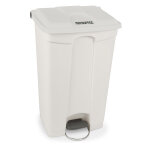 Mondoffice poubelle � p�dale en plastique 90l blanc