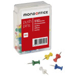 Mondoffice punaises épingles de signalisation - boîte de 100 coloris assortis Mondoffice punaises épingles de signalisation - boîte de 100 coloris assortis