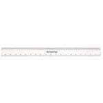 Mondoffice règle plate plastique transparente graduée 50 cm Mondoffice règle plate plastique transparente graduée 50 cm