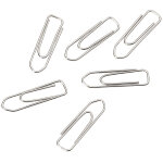 Mondoffice trombones acier nickelé 25 mm bout chevron - boîte de 100 Mondoffice trombones acier nickelé 25 mm bout chevron - boîte de 100