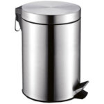 Poubelle cosm�tique � p�dale melinda, 5 litres, noir