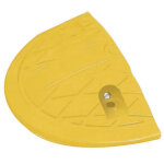 Mottez embout demi - cercle pour ralentisseur en modules 5 cm jaune