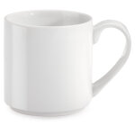 Mug en porcelaine blanc 25 cl - lot de 12 Mug en porcelaine blanc 25 cl - lot de 12