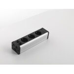 Multiprise versa frame 2. 0 - bloc encastrable 3 prises + 2 rj45 + 2 usb + hdmi - noir - cble 3m