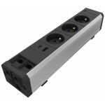 Multiprise versatek 3 prises électriques + 2 ethernet + 1 usb - câble d'alimentation 3 m Multiprise versatek 3 prises électriques + 2 ethernet + 1 usb - câble d'alimentation 3 m
