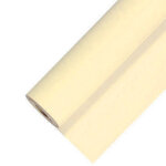 Nappe en papier damassé en rouleau de 1, 18 x 25 m, coloris vanille Nappe en papier damassé en rouleau de 1, 18 x 25 m, coloris vanille