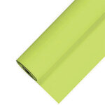 Nappe en papier damass� en rouleau de 1, 18 x 25 m, coloris vert pomme