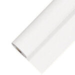 Nappe en papier damassé en rouleau de 1, 20 x 100 m, coloris blanc Nappe en papier damassé en rouleau de 1, 20 x 100 m, coloris blanc