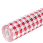 Nappe en papier damass� 'vichy', (l)1, 18 x(l)10, 0 m