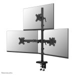 Neomounts ds60 - 600bl2 - 1 bras de moniteur triple 10 - 32', collier de serrage / passe - fil, 9 kg, ...
