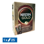 Nescafe caf soluble nescaf gold dessert, bote de 25 sticks
