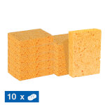 Nicols 10 éponges végétales non bordées n°4 nicols 12, 7 x 8, 9 x 2, 6 cm Nicols 10 éponges végétales non bordées n°4 nicols 12, 7 x 8, 9 x 2, 6 cm