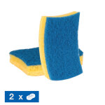Nicols 2 tamponges nicols bleus cello soft récurage délicat Nicols 2 tamponges nicols bleus cello soft récurage délicat