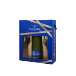 Nicolas feuillatte coffret champagne brut rserve exclusive avec 2 fltes - bouteille de 75 cl
