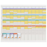 Nobo planning à fiches t2 - 13 colonnes - 80 x 66 cm Nobo planning à fiches t2 - 13 colonnes - 80 x 66 cm
