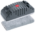 Nobo recharges de brosse magnétique pour tableau blanc - feutre gris - lot de 10 Nobo recharges de brosse magnétique pour tableau blanc - feutre gris - lot de 10