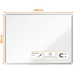 Nobo tableau blanc acier laqu� premium plus l. 120 x h. 90 cm - effa�able � sec - surface magn�tique ...