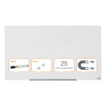 Nobo tableau blanc verre trempé diamond - surface magnétique - l. 120 x h. 70 cm Nobo tableau blanc verre trempé diamond - surface magnétique - l. 120 x h. 70 cm