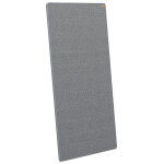 Nobo tableau double face magnétique blanc / affichage gris move & meet - l. 90 x h. 180 cm Nobo tableau double face magnétique blanc / affichage gris move & meet - l. 90 x h. 180 cm