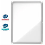 Nobo premium plus vitrine d'extérieur porte - battante fond magnétique 9 feuilles a4 Nobo premium plus vitrine d'extérieur porte - battante fond magnétique 9 feuilles a4