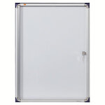 Nobo vitrine d'intrieur extra - plate porte - battante fond magntique, 4 feuilles a4, dimensions l51 ...