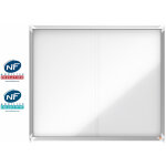 Nobo vitrine d'intrieur premium plus portes coulissantes fond magntique 15 feuilles a4 - 114 x 97 cm ...