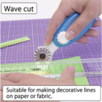 Nt cutter wa - 2p, boîtier plastique, pour coupe ondulée, bleu Nt cutter wa - 2p, boîtier plastique, pour coupe ondulée, bleu