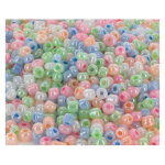 O color o'color bocal de 500 perles de rocailles nacres, diamtre 5mm, couleurs assorties