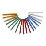 O color o'color sachet de 25 btons de colle paillete assortie pour pistolet, diamtre 7 mm, longueur ...