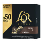 L'or espresso café forza - intensité 9 - boîte de 50 capsules L'or espresso café forza - intensité 9 - boîte de 50 capsules