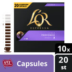 L'or espresso café lungo profondo - intensité : 8 - boîte de 20 capsules L'or espresso café lungo profondo - intensité : 8 - boîte de 20 capsules