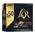 L'or espresso café ristretto - intensité 11 - boîte de 50 capsules L'or espresso café ristretto - intensité 11 - boîte de 50 capsules