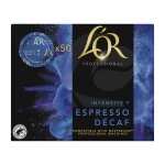 L'or professional espresso décaféiné - intensité : 7 - boîte de 50 capsules L'or professional espresso décaféiné - intensité : 7 - boîte de 50 capsules