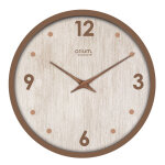 Orium horloge murale eco - conue naturalis silencieuse - coloris cappuccino