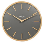 Orium horloge murale elegance silencieuse - bois / gris anthracite