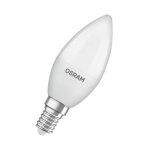 Osram ampoule flamme e14 opaque 4, 9 w - 470 lm - blanc chaud 2700k - equivaut � 40 w