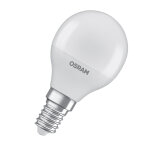 Osram ampoule led e14 opaque 4, 9 w - 470 lm - equivaut � 40 w - blanc chaud 2700k