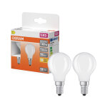 Osram ampoule led e14 sph�rique opaque 3, 4 w - 470 lm - blanc chaud - equivaut � 40 w - bo�te de 2